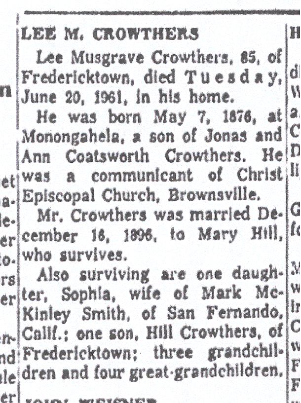 Lee Musgrave Crowthers